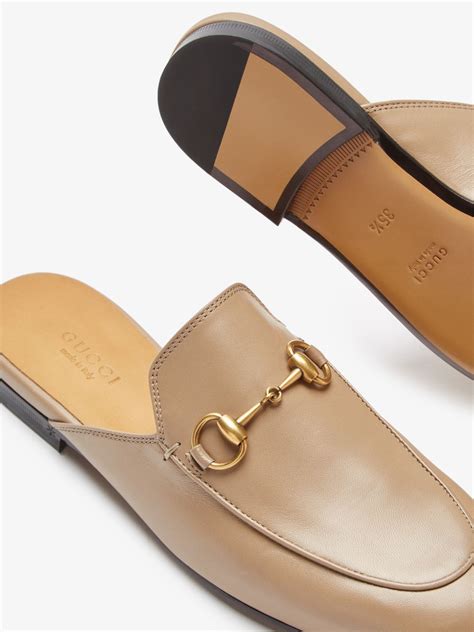 tan gucci mules|farfetch gucci mules.